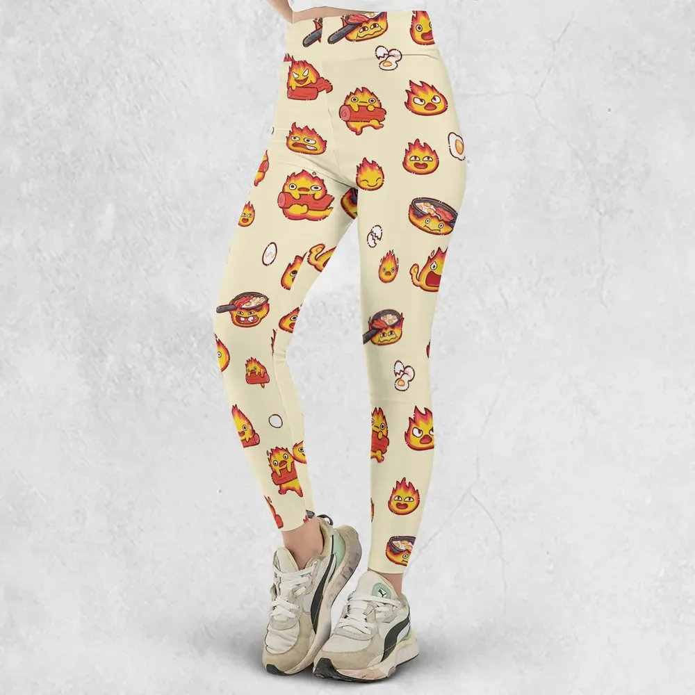 Calcifer Howl’s Moving Castle Legging - 2