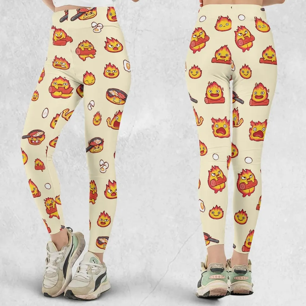 Calcifer Howl’s Moving Castle Legging - 1