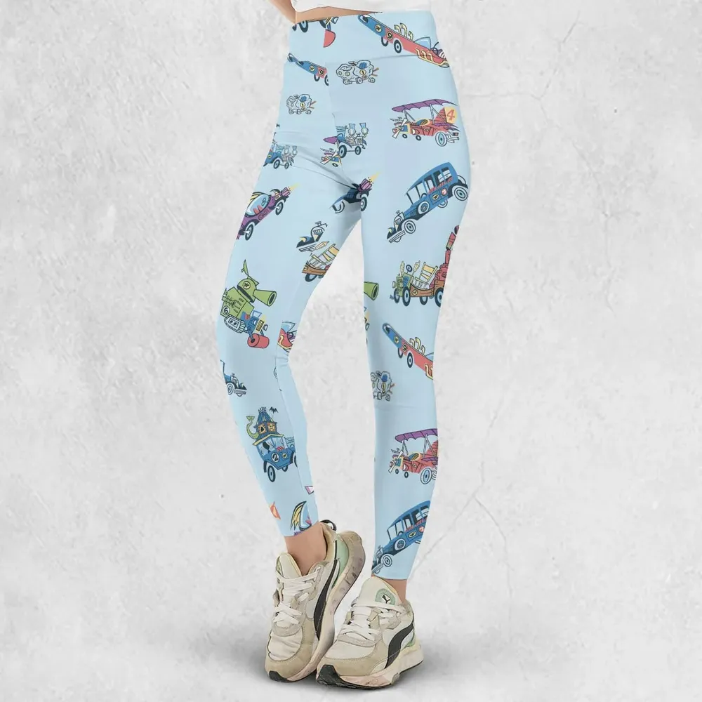 W is for Wacky Races Legging - 2