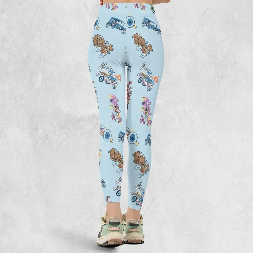 W is for Wacky Races Legging - 3