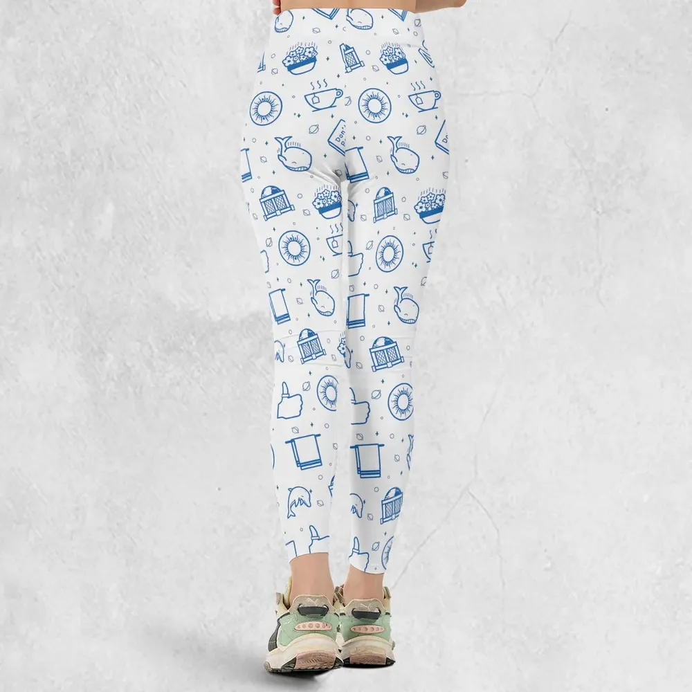 Don't Panic Life 42 The Hitchhiker's Guide to the Galaxy Legging - 3