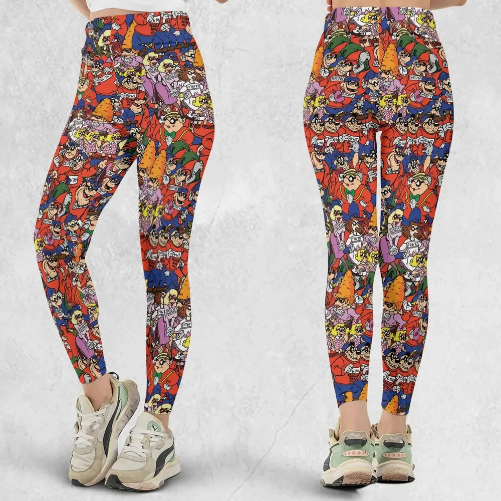 Beagle Boys Patterns Legging - 1