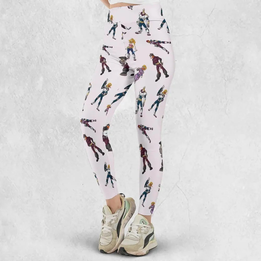 Mighty Ducks The Animated Series Characters Legging - 2