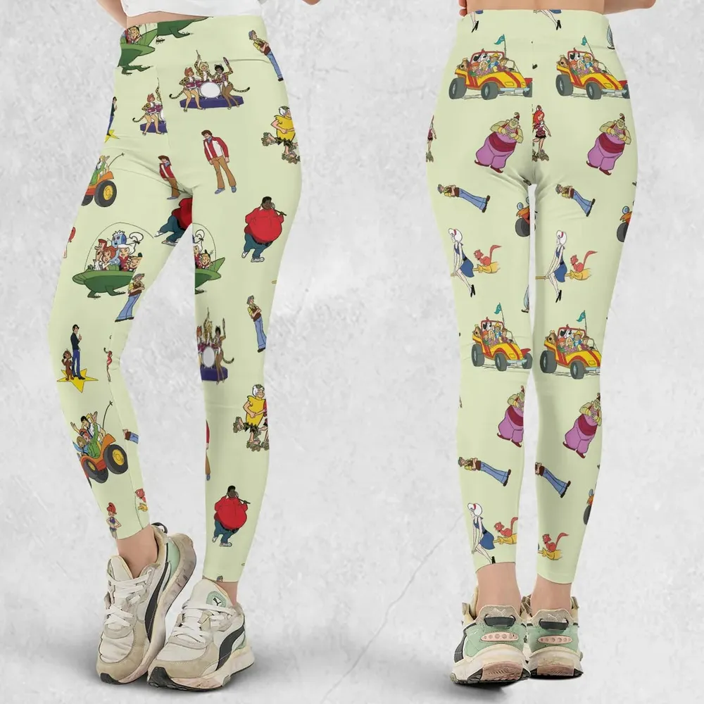 CBS Cartoons 70s Era Legging - 1