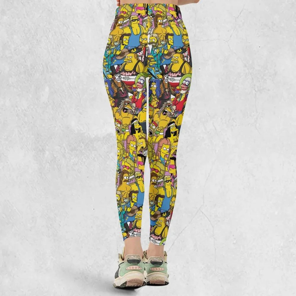 WWF Simpsons Legging - 3