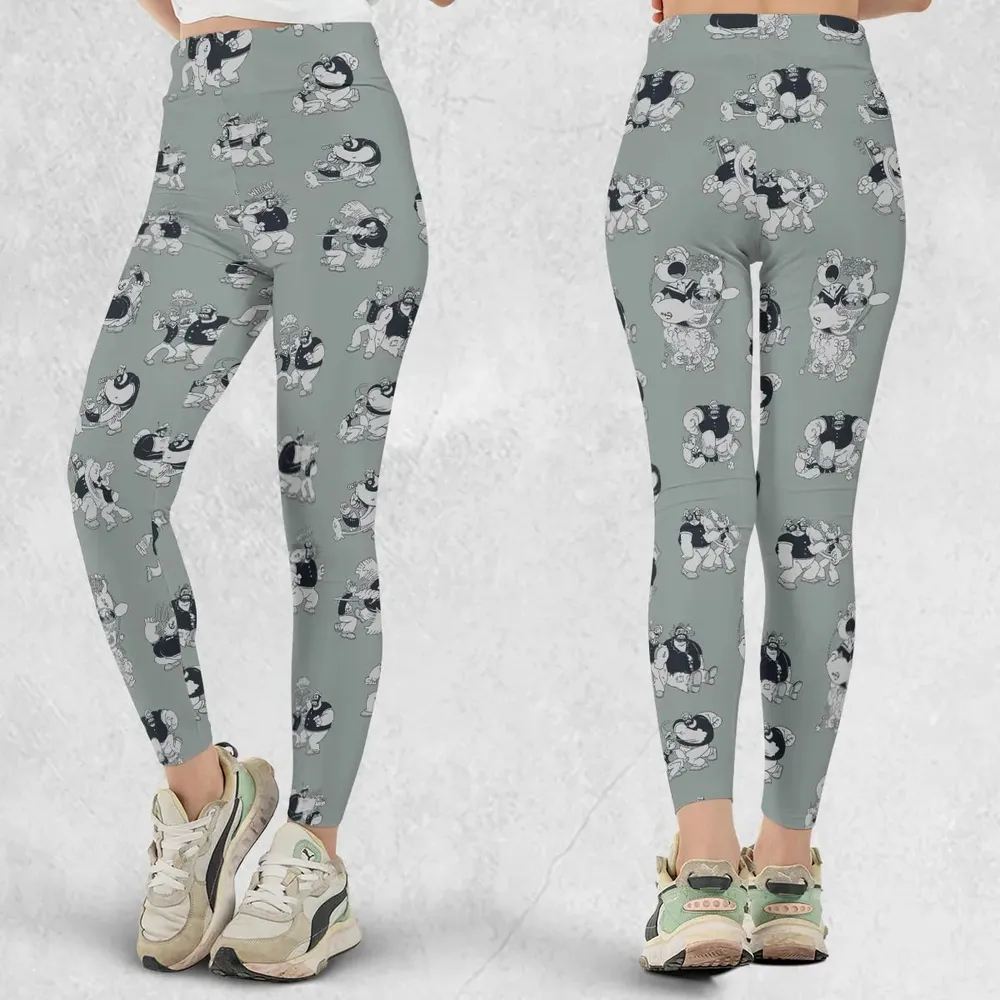 60s Sailors Battle Pattern Legging - 1