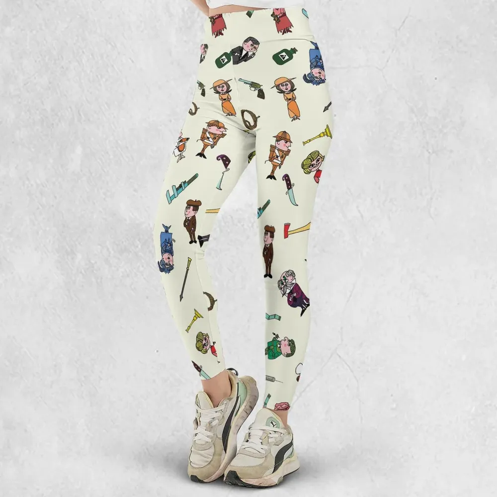 Clue Board Game Characters Legging - 2