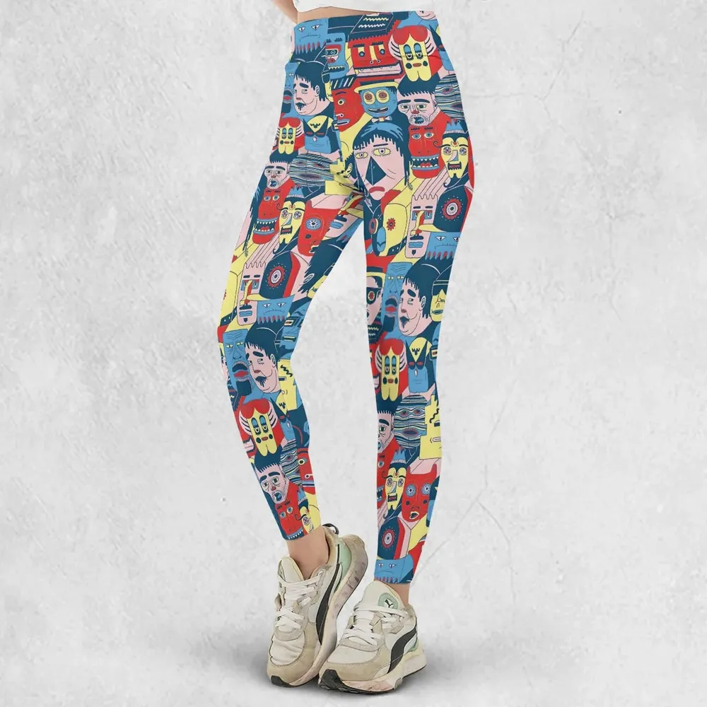 Trash Monsters Adult Swim Legging - 2