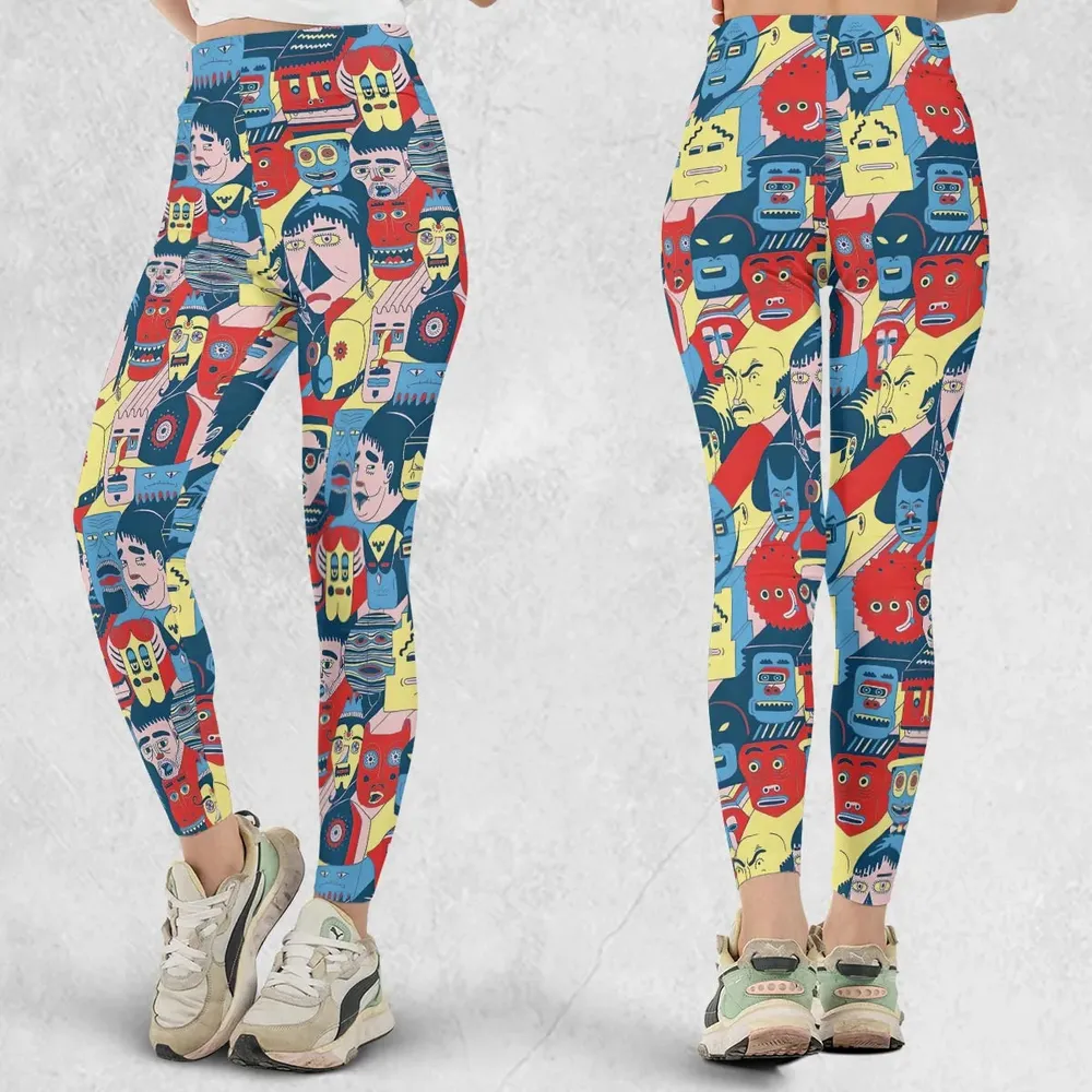 Trash Monsters Adult Swim Legging - 1