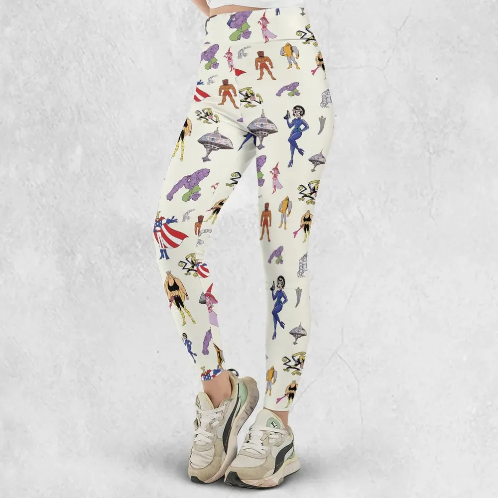 The Justice Friends Characters Legging - 2