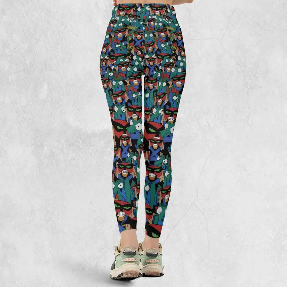 Brak and Zorak Space Ghost Coast to Coast Legging - 3