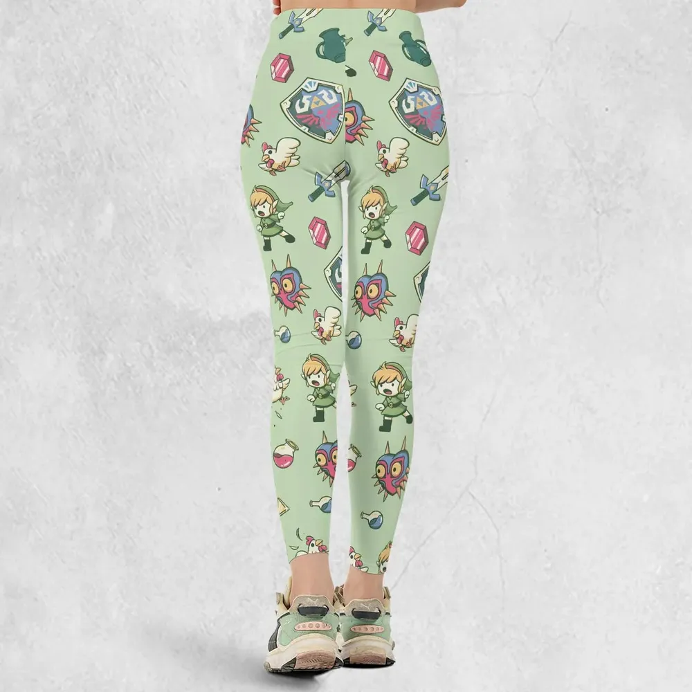 Let's Roll Link The Legend of Zelda Legging - 3