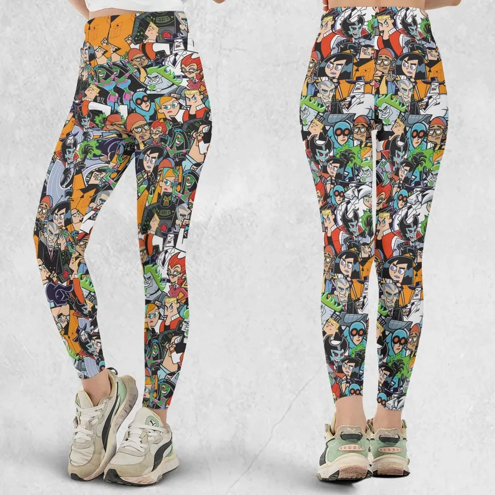 Danny Phantom Characters Collage Legging - 1