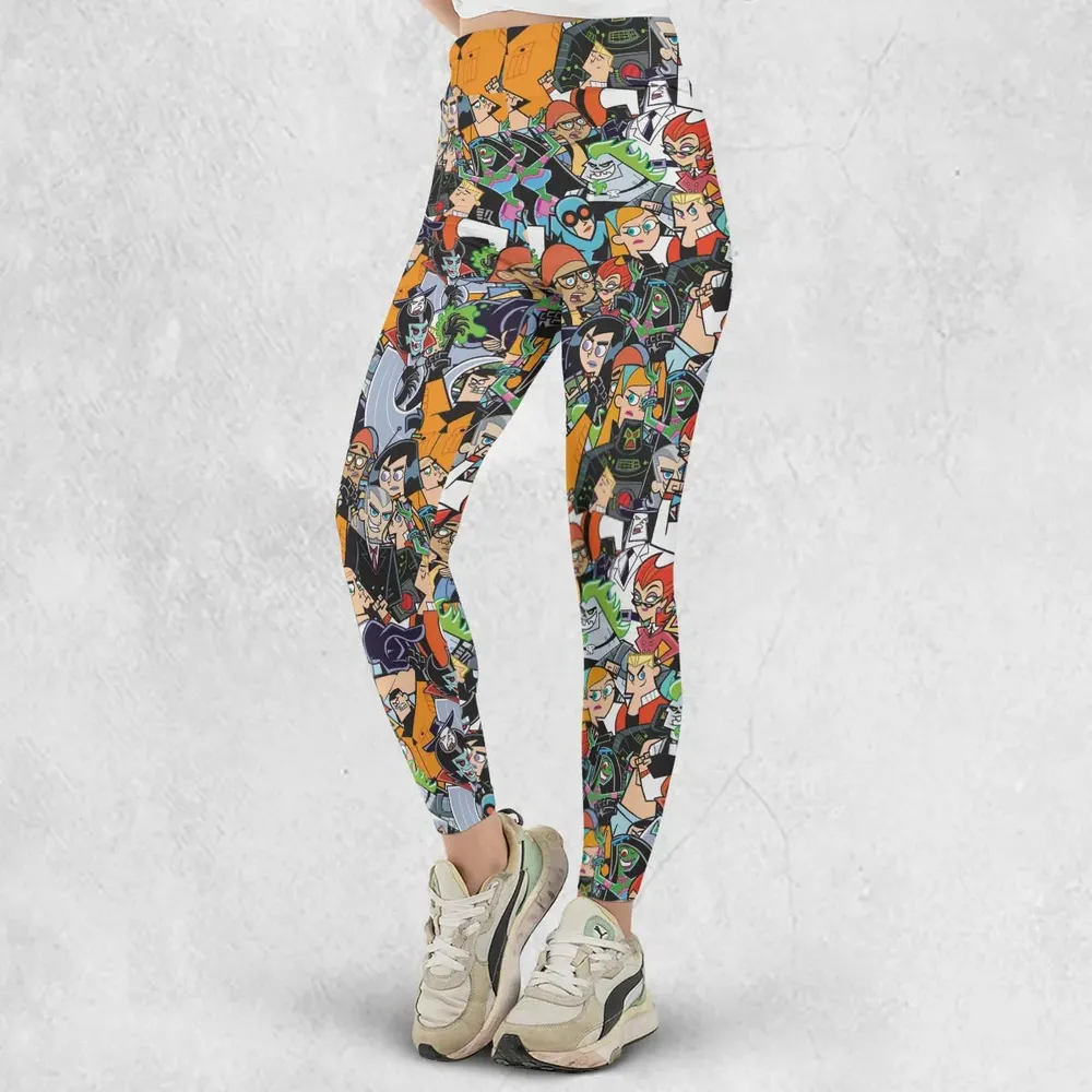 Danny Phantom Characters Collage Legging - 2