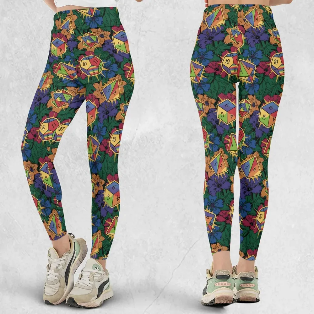 Tropical Dice DnD Legging - 1