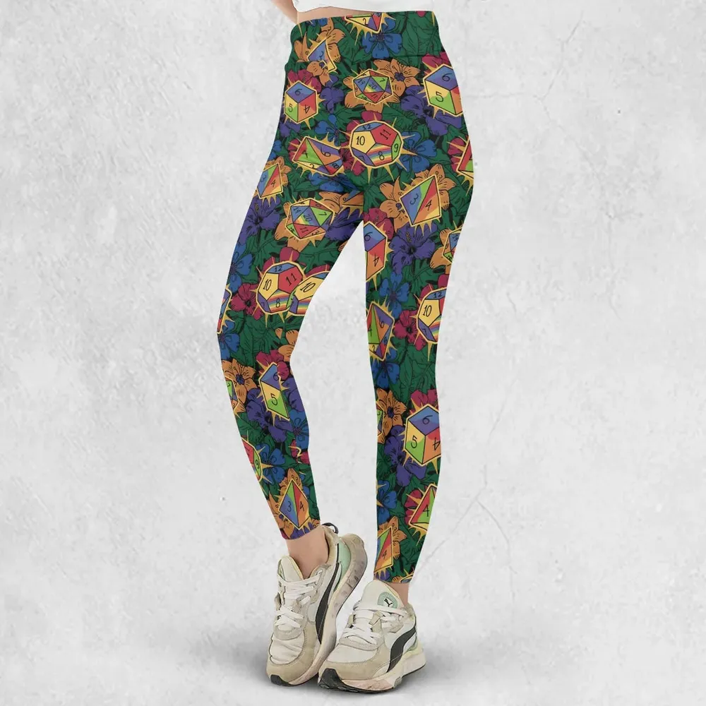 Tropical Dice DnD Legging - 2