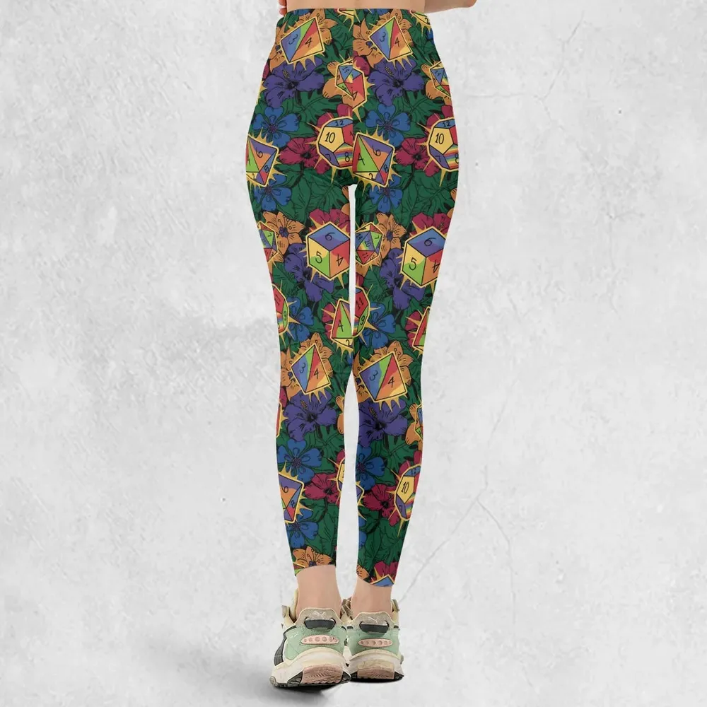 Tropical Dice DnD Legging - 3