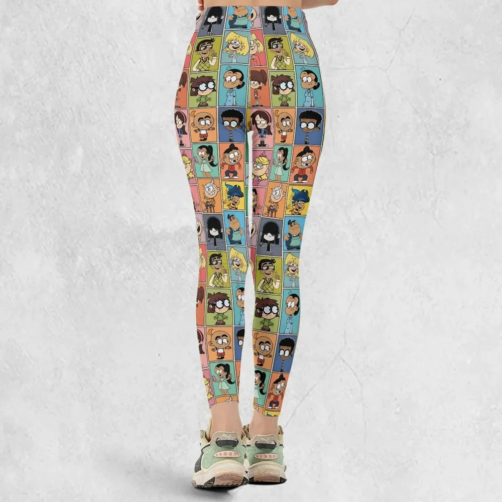 The Loud House Patterns Legging - 3