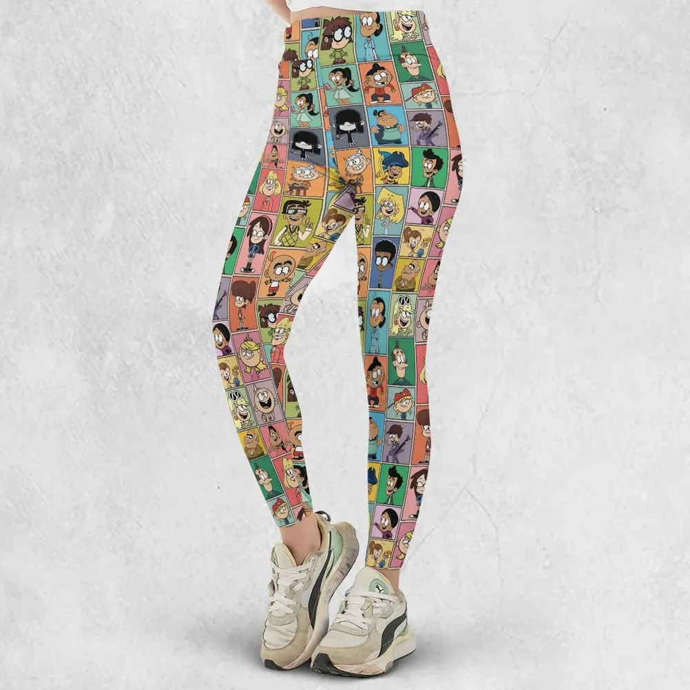 The Loud House Patterns Legging - 2