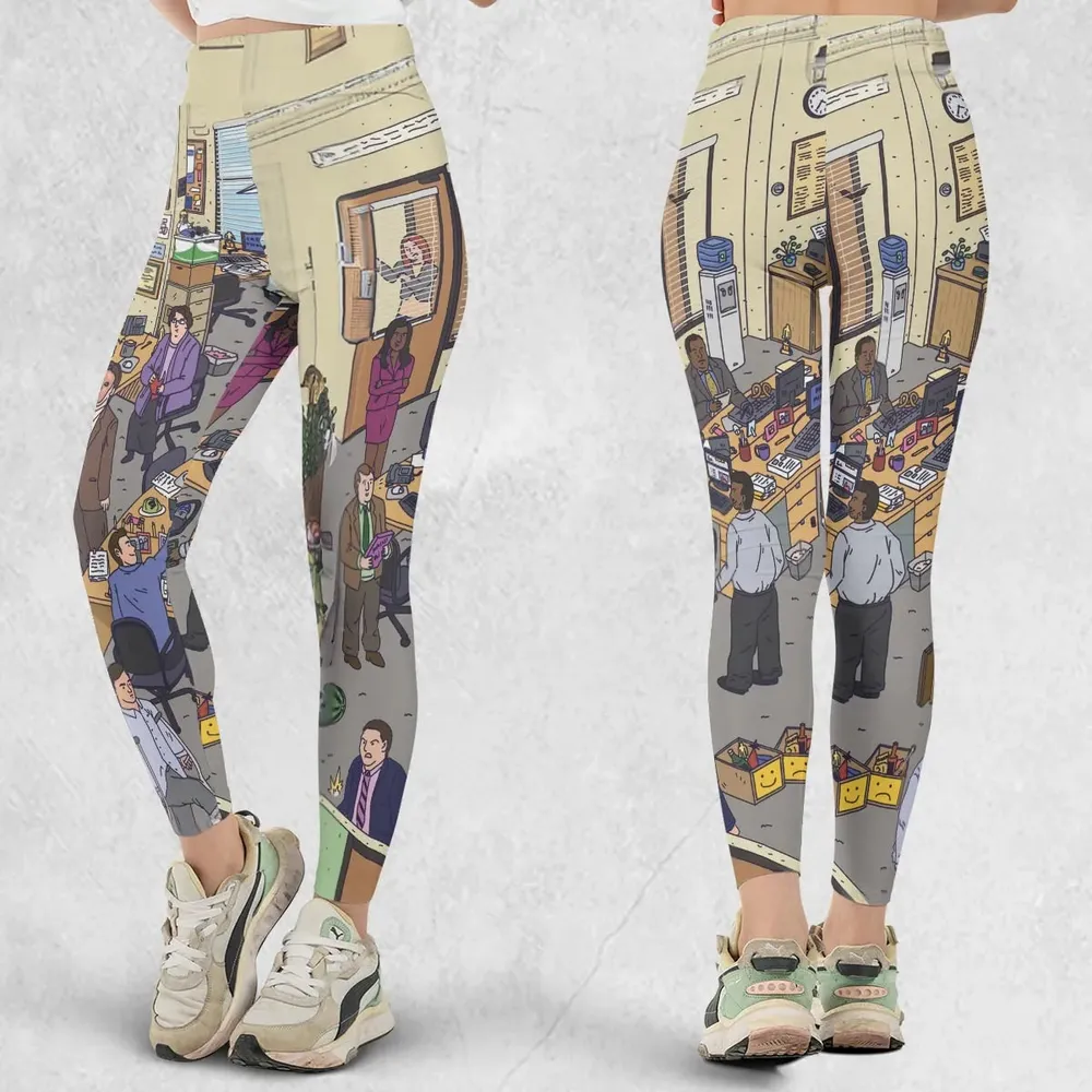 What Is Everyone's Job at Dunder Mifflin on The Office Legging - 1