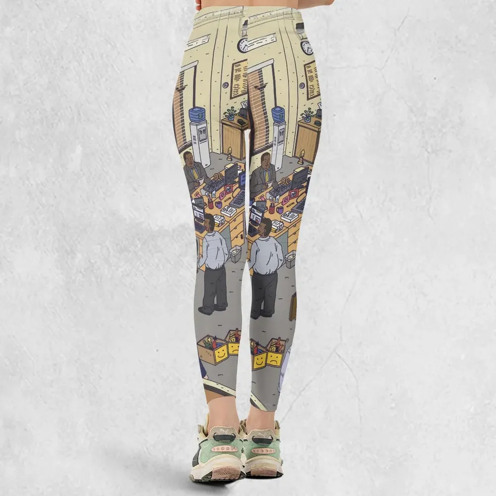 What Is Everyone's Job at Dunder Mifflin on The Office Legging - 3