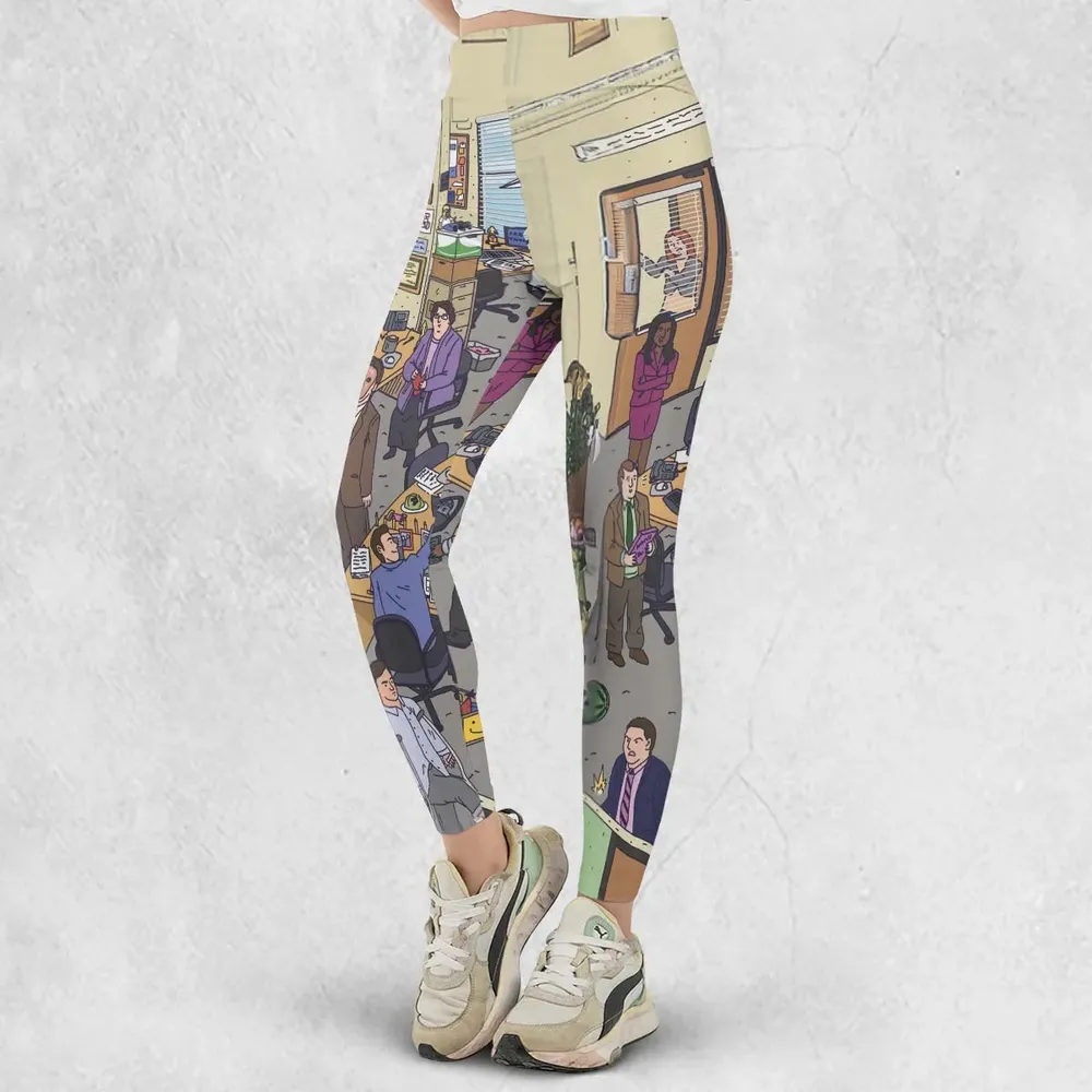 What Is Everyone's Job at Dunder Mifflin on The Office Legging - 2