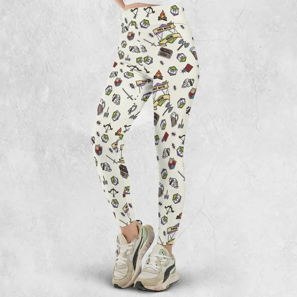 Roll With Pride DnD Legging - 2
