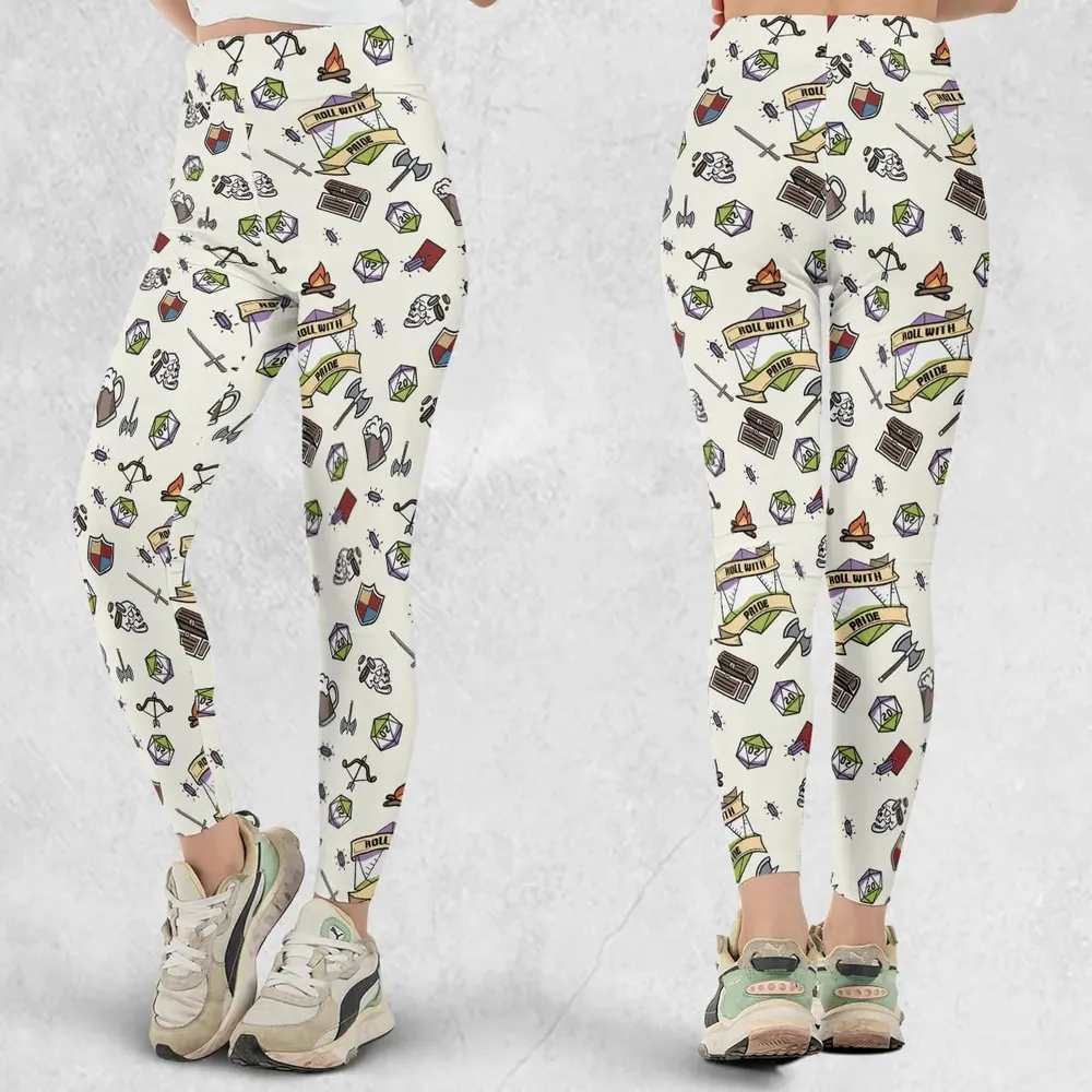 Roll With Pride DnD Legging - 1
