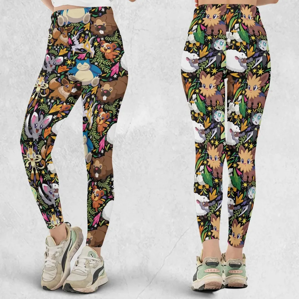 Exotic Tropical Pokemon Legging - 1
