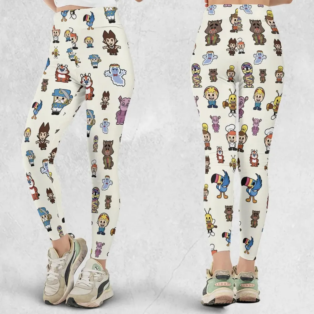 Breakfast Club Cereal Mascot Legging - 1