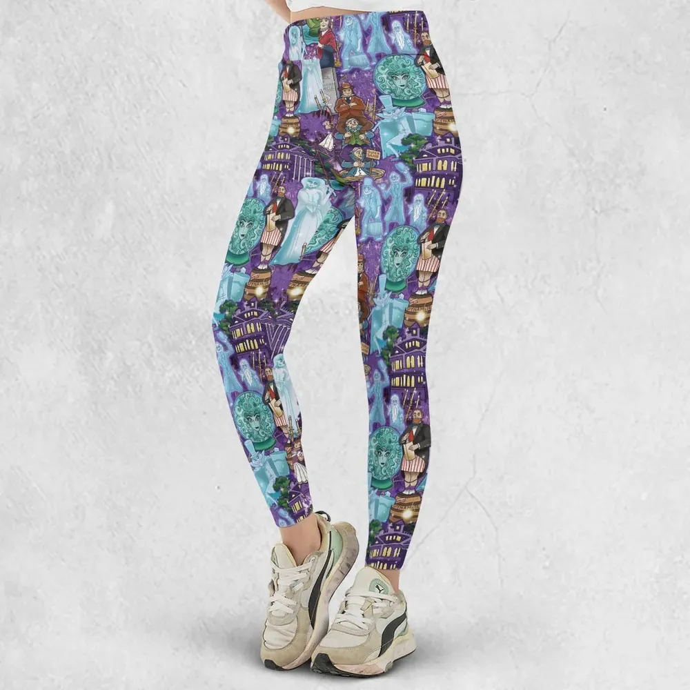 Foolish Mortal Supply Haunted Mansion Legging - 2