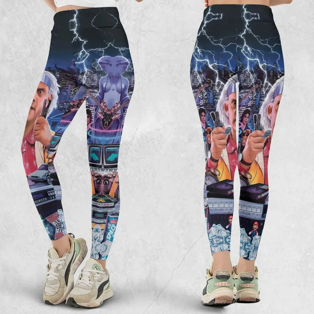 Great Scott! Back To The Future Legging - 1
