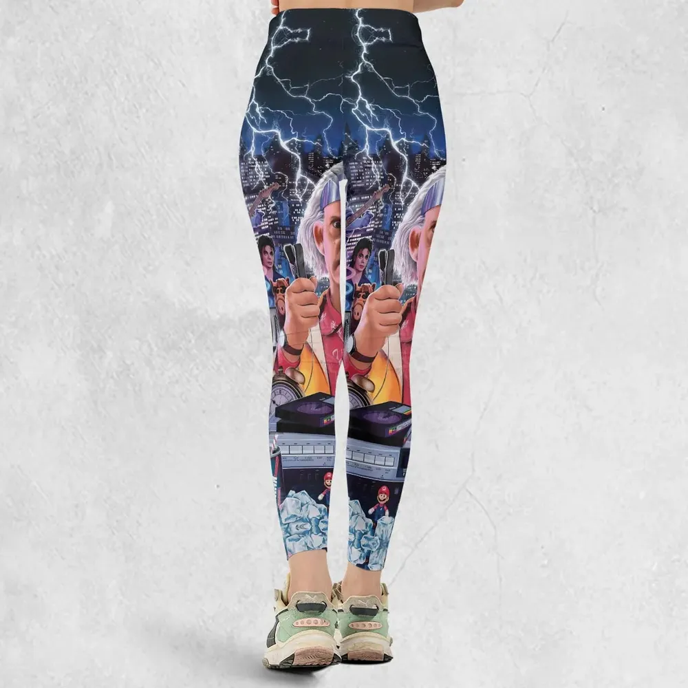 Great Scott! Back To The Future Legging - 3