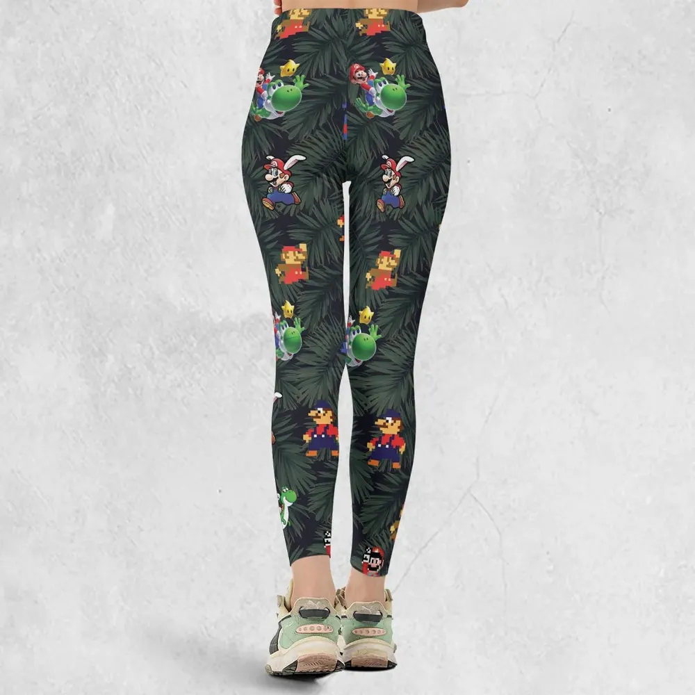 Tropical Mario Super Mario Legging - 3
