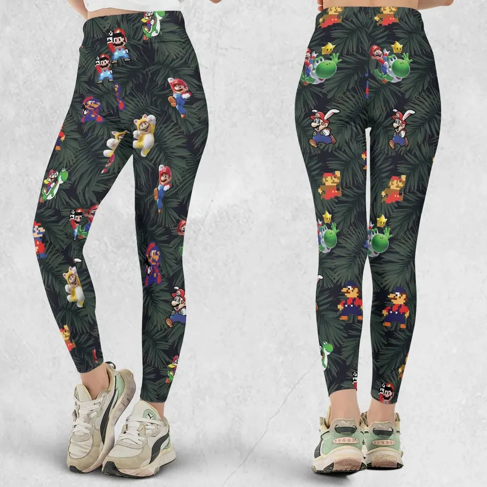 Tropical Mario Super Mario Legging - 1