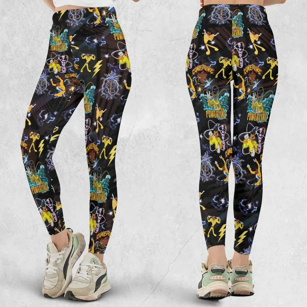 Powerline Concert A Goofy Movie Legging - 1