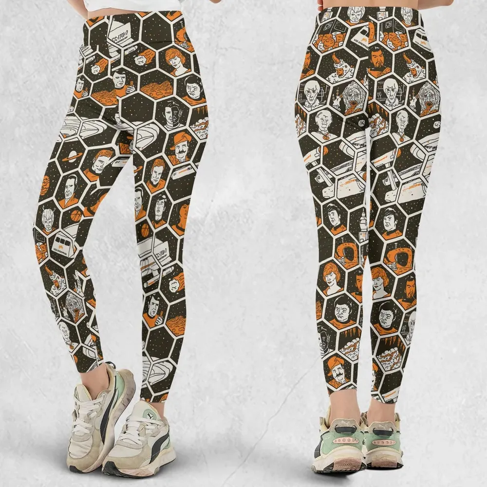 TrekToon Star Trek Hive Pattern Legging - 1
