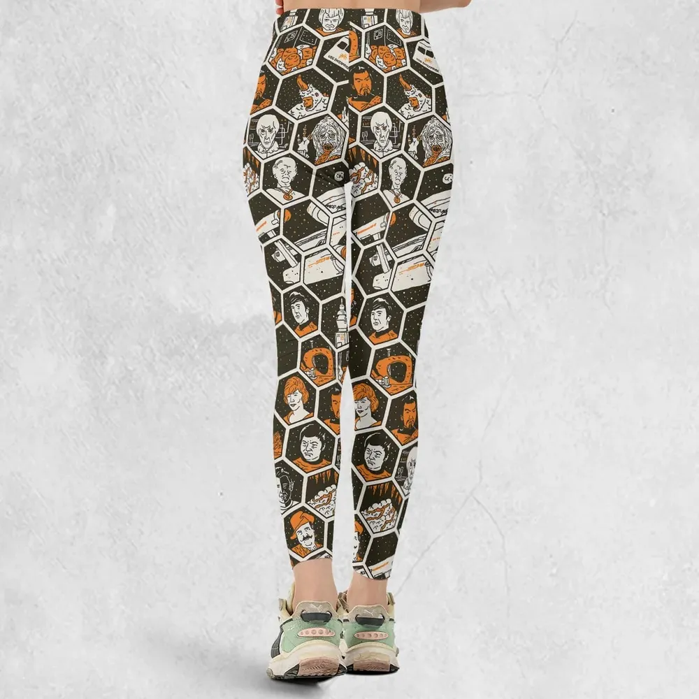 TrekToon Star Trek Hive Pattern Legging - 3