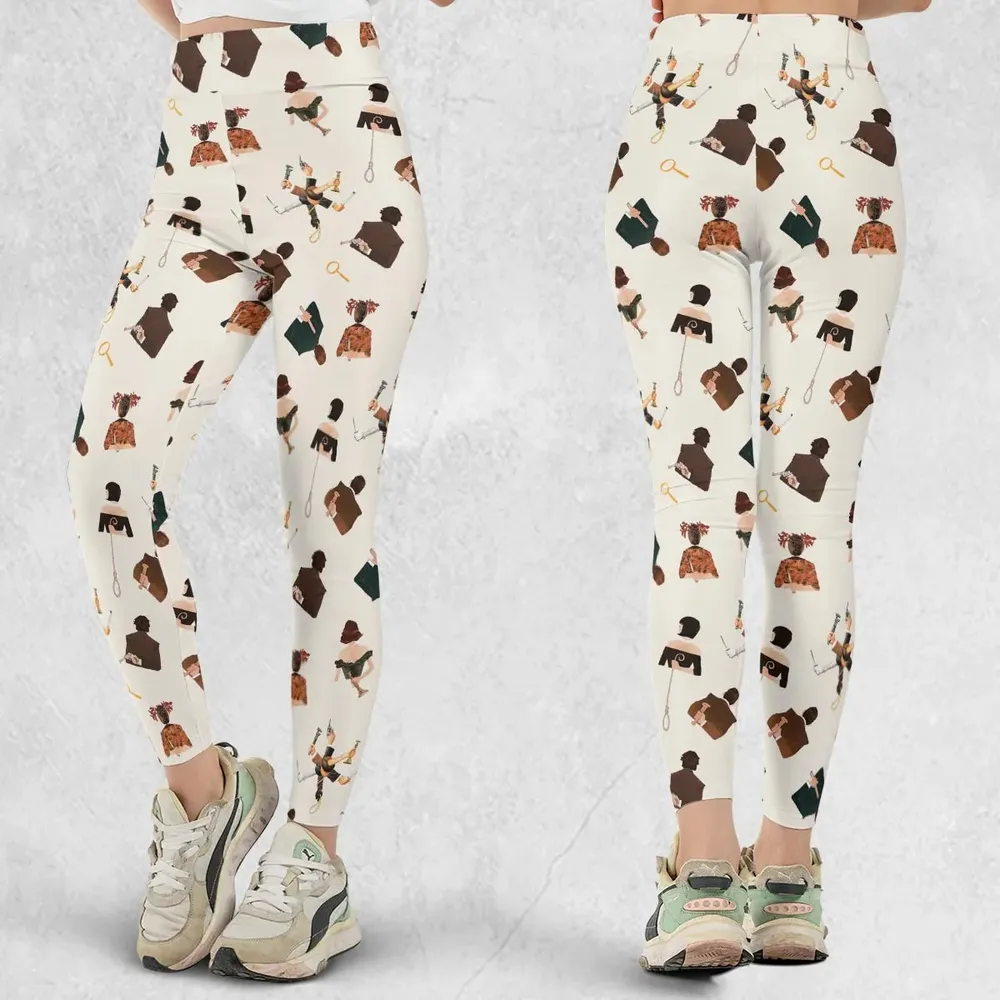 Clue The Movie Characters Pattern Legging - 1
