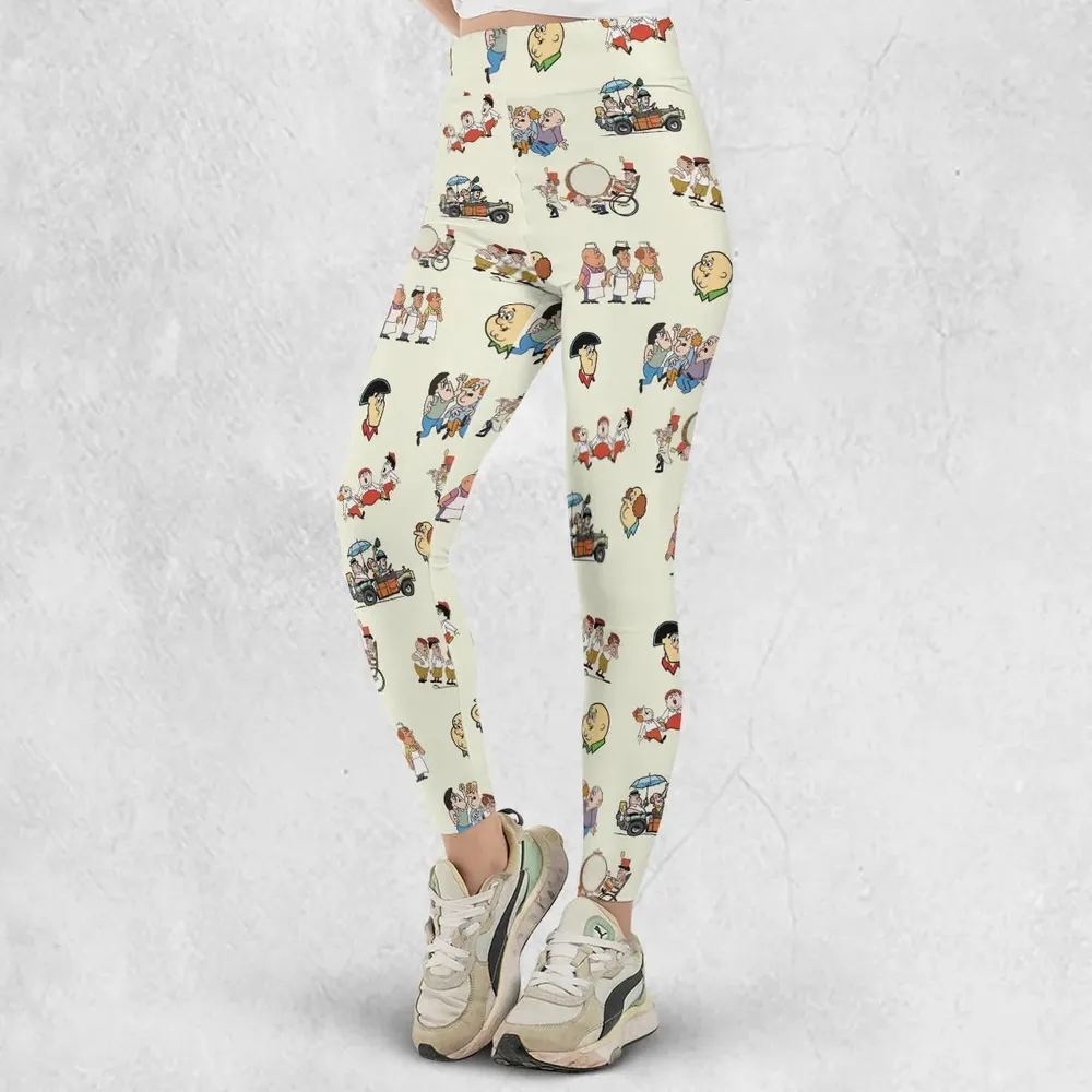 Three Stooges Cartoon 1965 Legging - 2