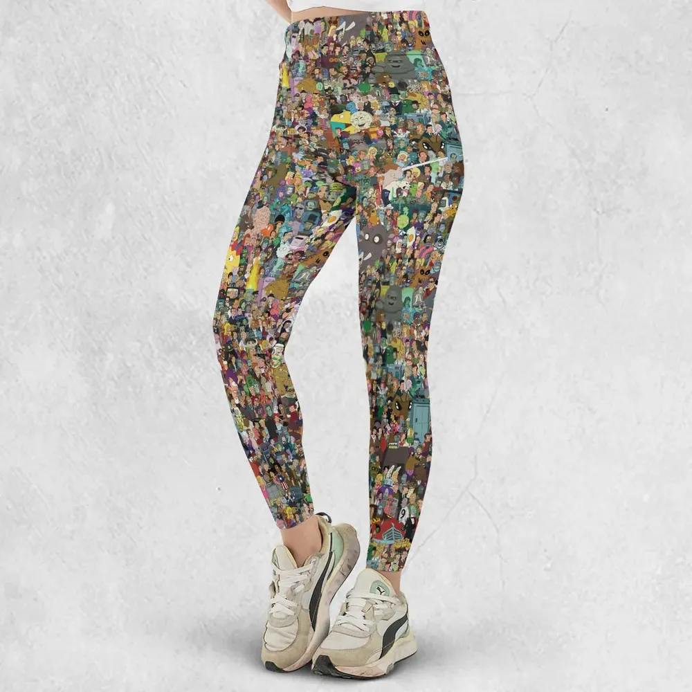 Futurama Characters Legging - 2