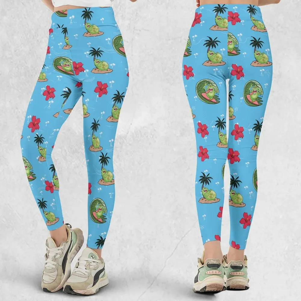 Ghostbusters Slimer Summer Vibes Legging - 1