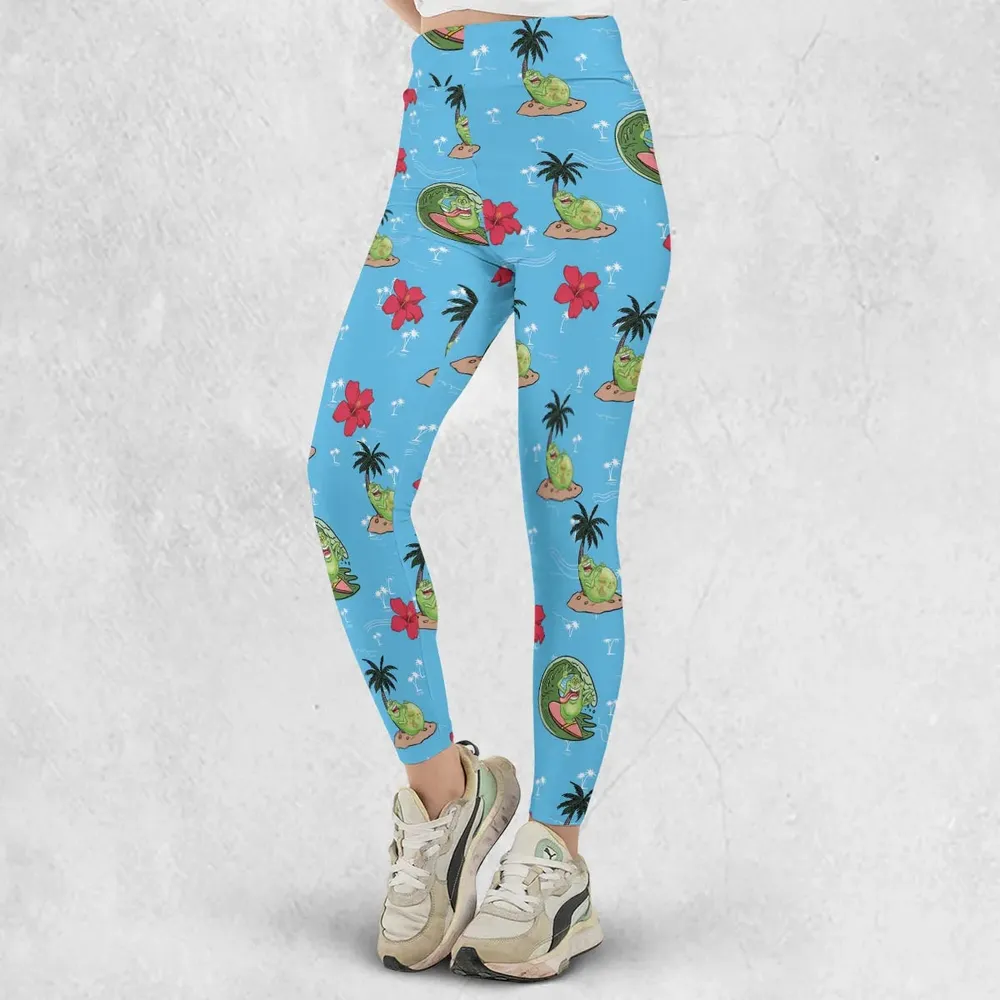 Ghostbusters Slimer Summer Vibes Legging - 2