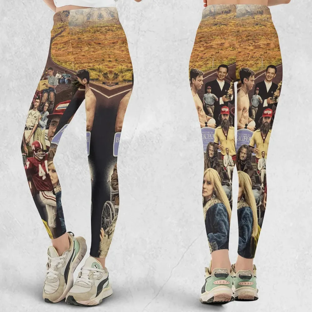 Forrest Gump's Journey Collage Legging - 1