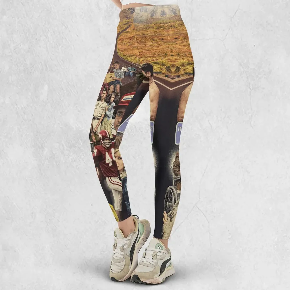 Forrest Gump's Journey Collage Legging - 2