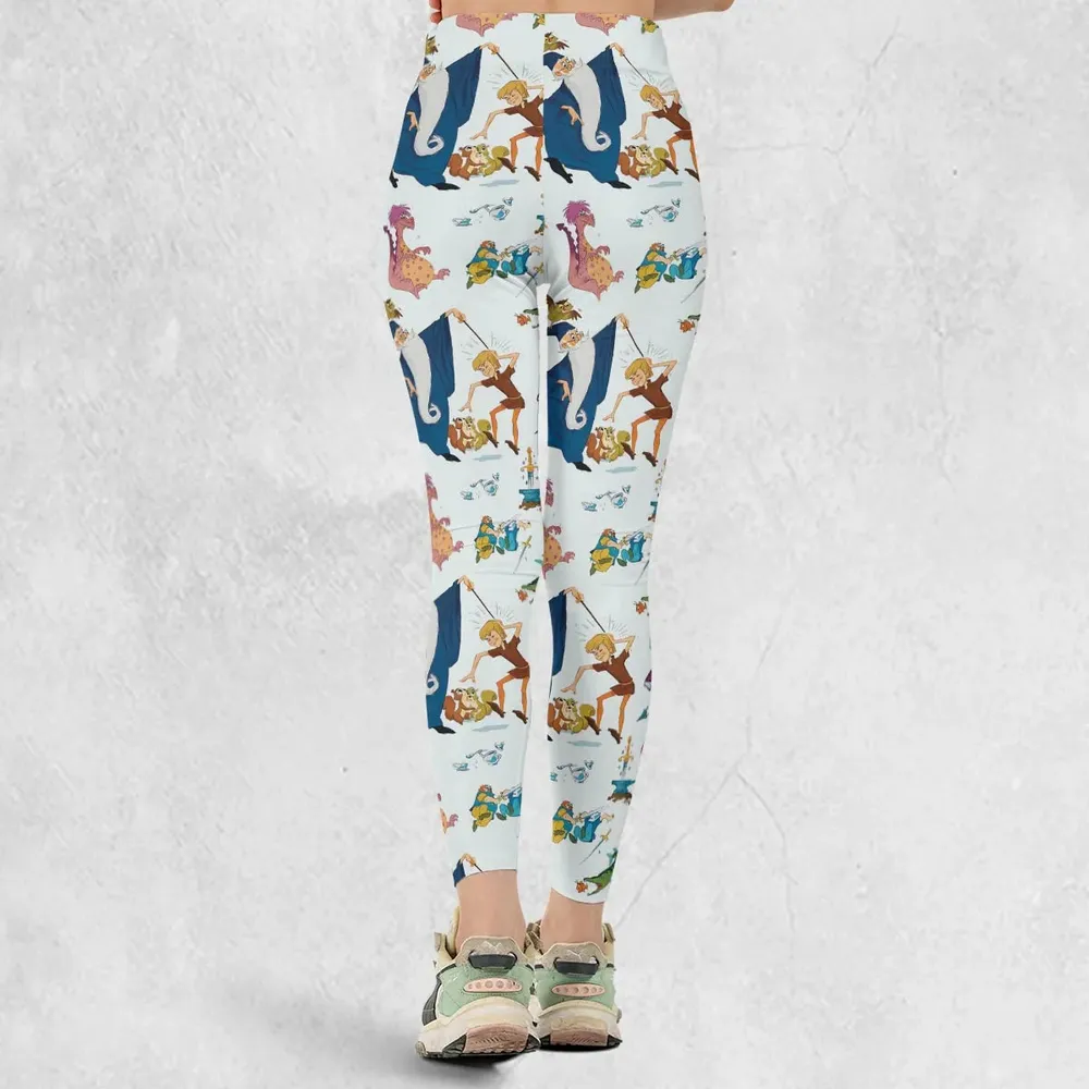 Sword in the Stone Pattern Legging - 3