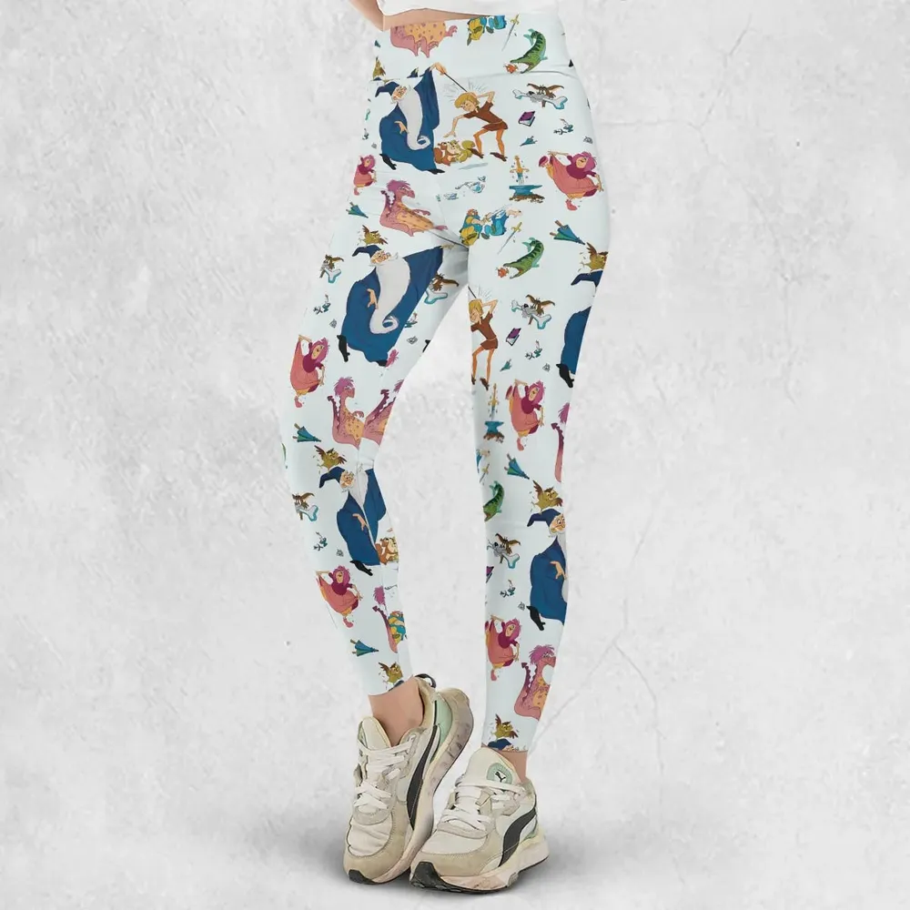Sword in the Stone Pattern Legging - 2