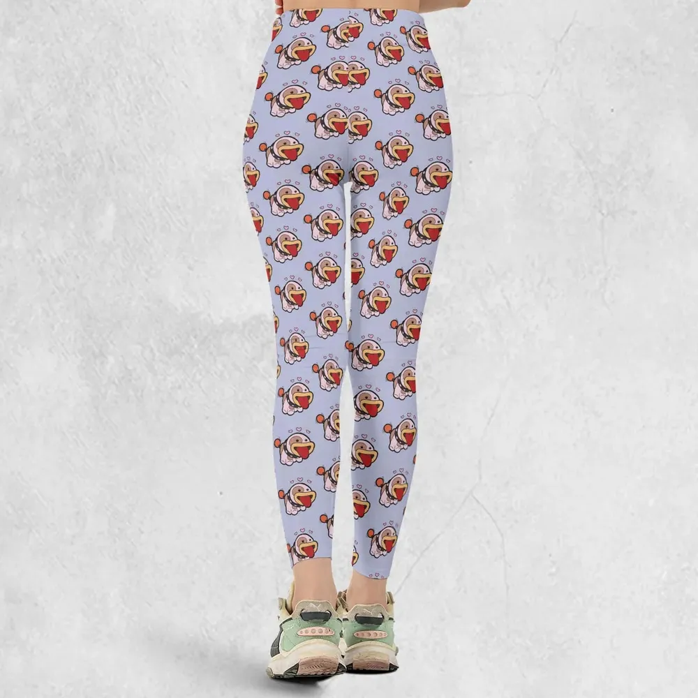 Poochy From Super Mario Legging - 3