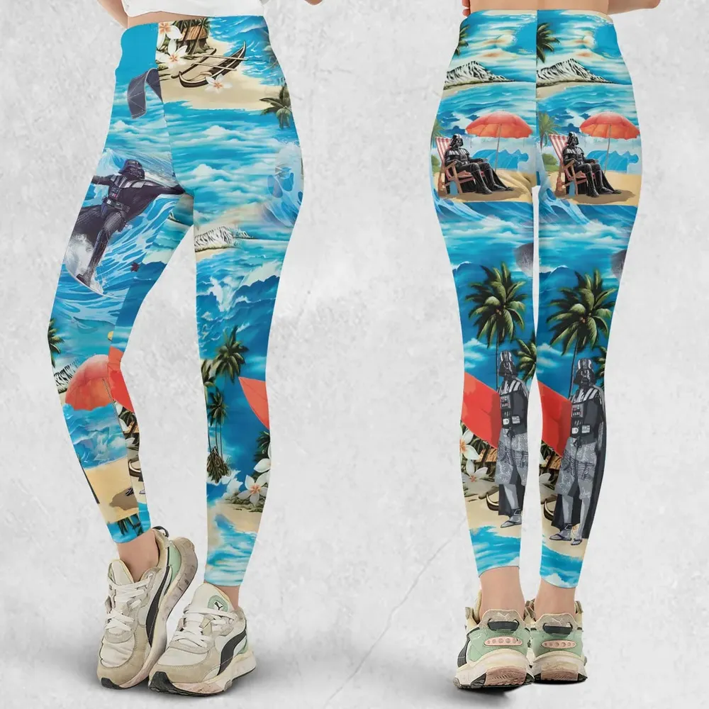 Darth Vader Surfing Legging - 1