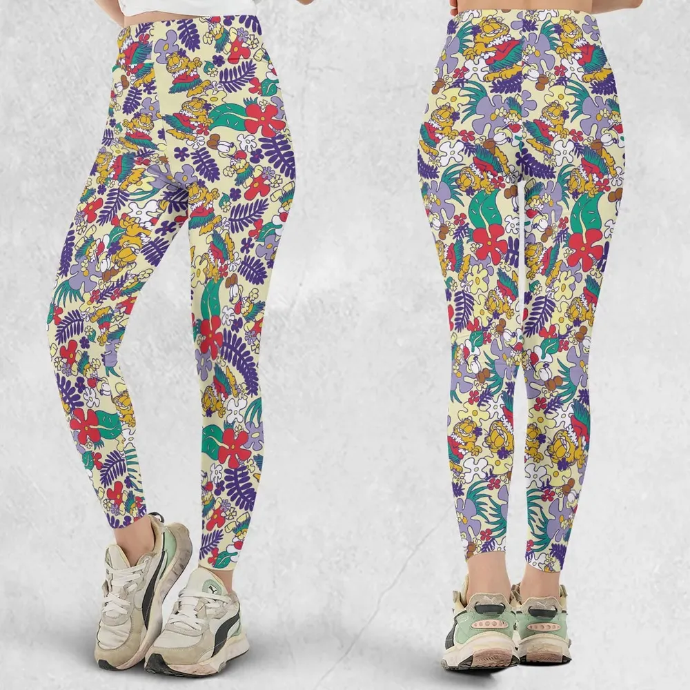 Aloha Garfield And Odie Legging - 1